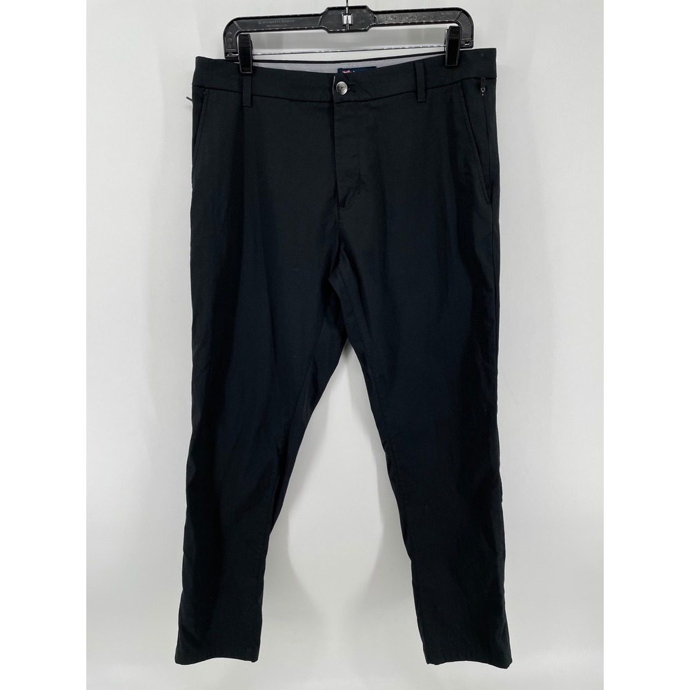 Birddogs Chino Pants Mens 34x30* Black Stretch Performance Zipper Pockets
